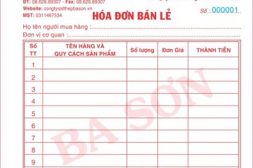 HÓA ĐƠN BÁN LẺ VẬT LIỆU XÂY DỰNG