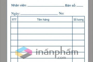 in hóa đơn bán lẻ tại Mỹ Đình