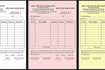 IN GIẤY BIÊN NHẬN, PHIẾU THU Ở ĐỐNG ĐA