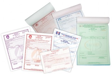 In hóa đơn bán lẻ tại Cầu Giấy