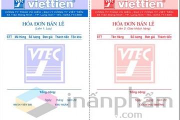 IN HÓA ĐƠN BÁN LẺ QUẦN ÁO Ở XUÂN THỦY- CẦU GIẤY